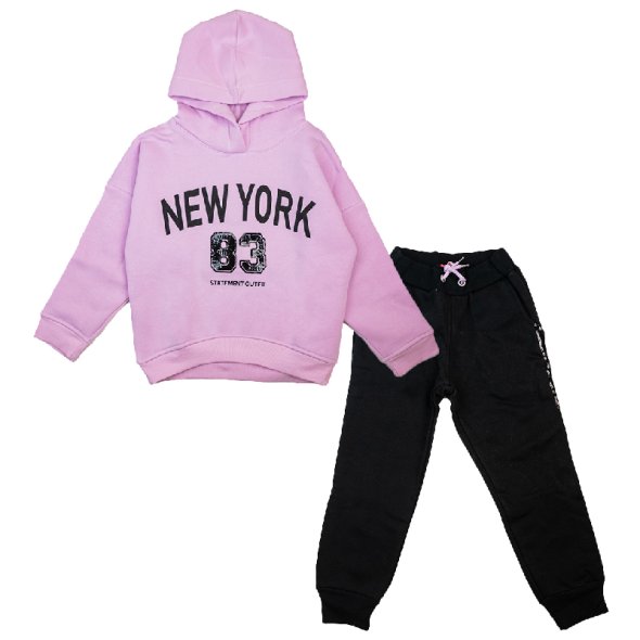 Σετ φόρμας "New York" ροζ