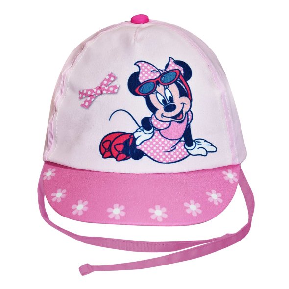 Βρεφικό Καπέλο Minnie "Flowers" με κορδόνι