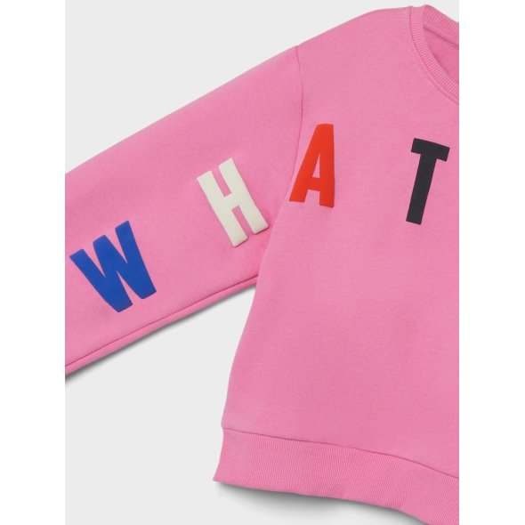 Μπλούζα φούτερ "Whatever" ροζ