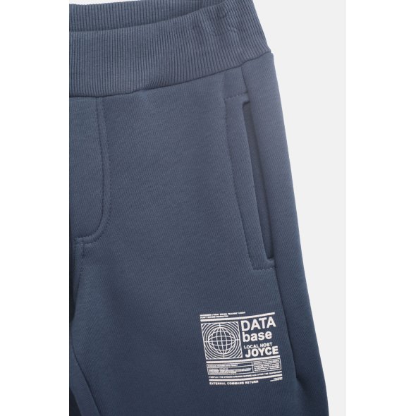 Παντελόνι φόρμας φούτερ "Data base" ραφ