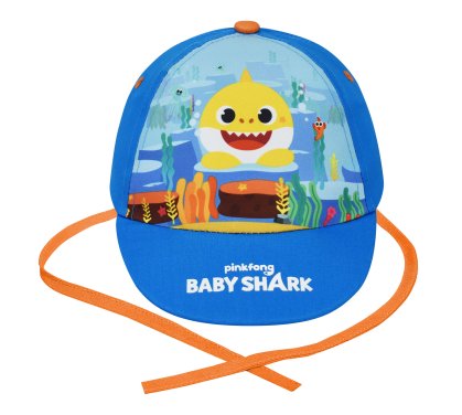Βρεφικό καπέλο Baby shark με κορδόνι