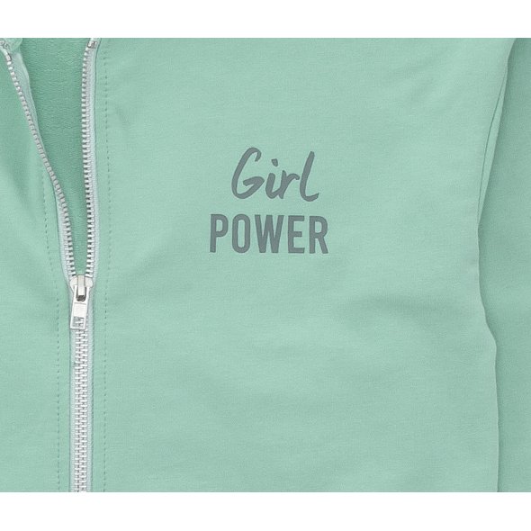 Ζακέτα εποχιακή "Girl power" μέντα