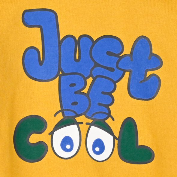 Σετ φόρμας αγόρι "Just be cool" ώχρα