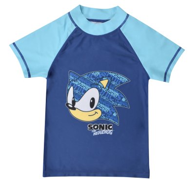 Αντιηλιακή κοντομάνικη μπλούζα UPF 50+ "Sonic" μπλε