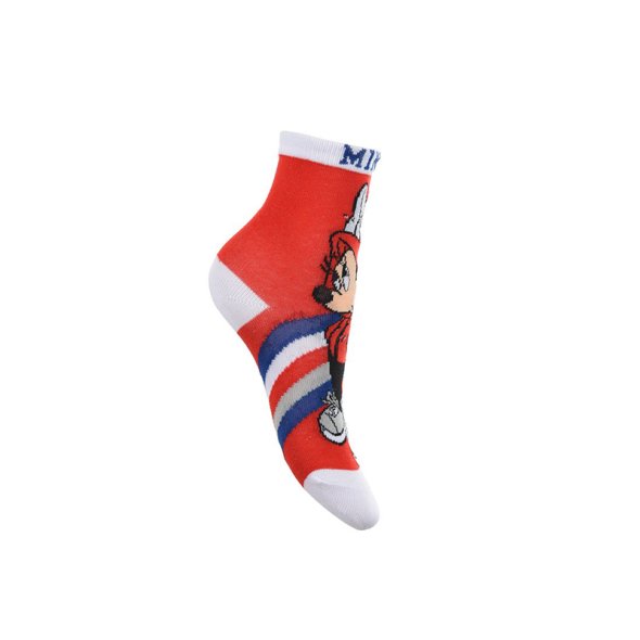 Σετ 3 ζευγάρια κάλτσες "Minnie Mouse" κόκκινο