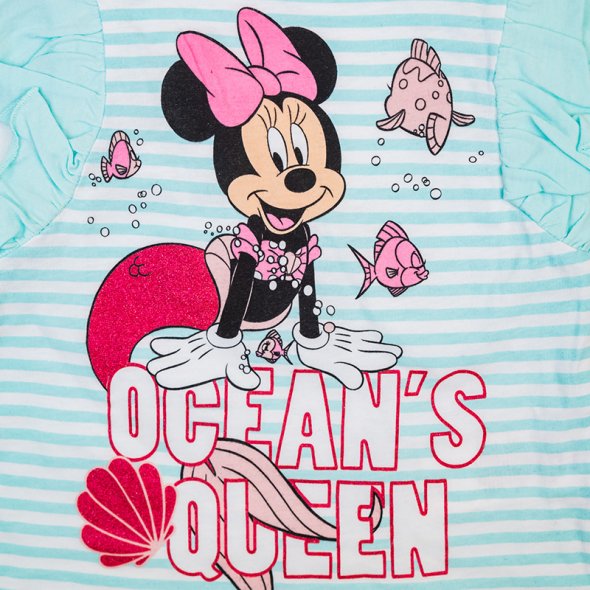 Μπλούζα "Ocean's queen" γαλάζια