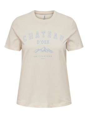 Μπλούζα "Chateau D'oex" εκρού