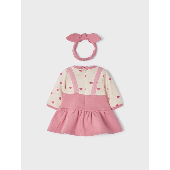 Φόρεμα με κορδέλα "Bunny" ροζ