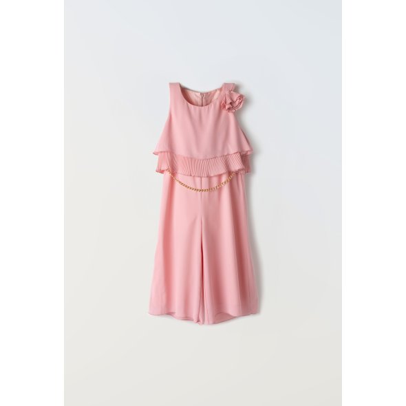 Ολόσωμη φόρμα "Classy girl" ροζ