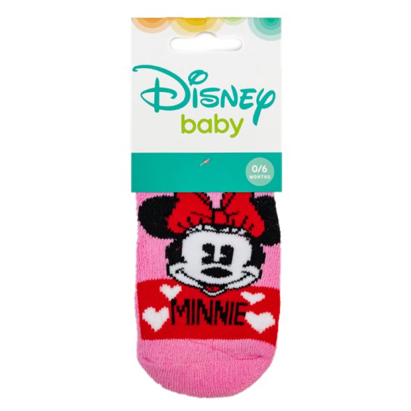 Αντιολισθητικές κάλτσες "Minnie Mouse" ροζ