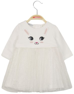 Φόρεμα "Little bunny" εκρού