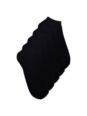 Σετ 5 ζευγάρια κάλτσες κοντές μαύρες