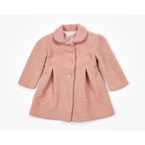 Παλτό γουνάκι "Ebita baby" ροζ