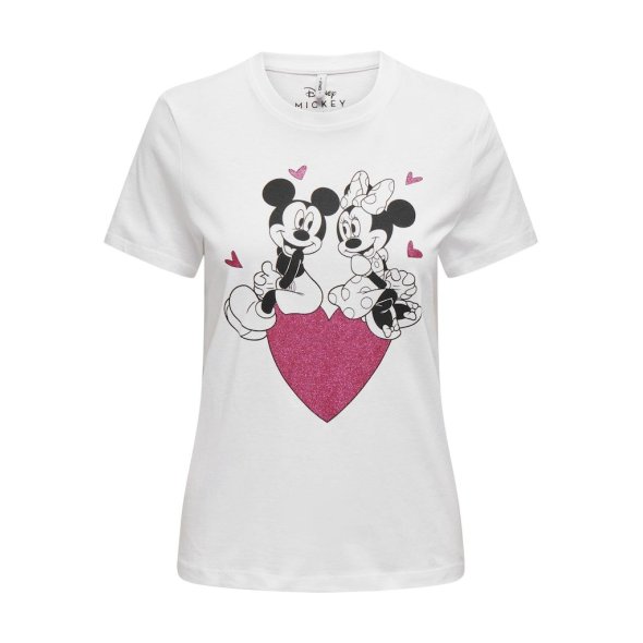 Μπλούζα "Minnie & Mickey" λευκή