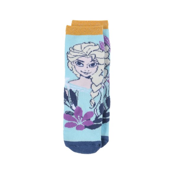 Αντιολισθητικές κάλτσες "Elsa Frozen" γαλάζιες