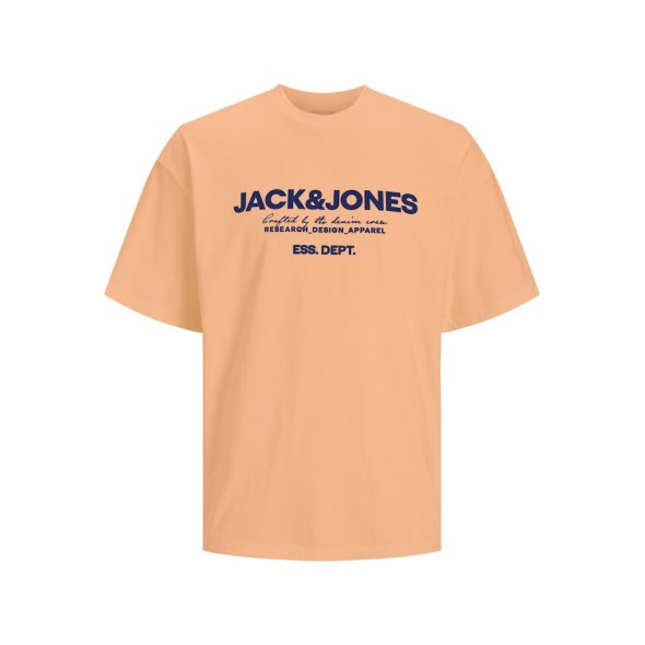 Μπλούζα κοντομάνικη ανδρική "Jack & Jones" πορτοκαλί