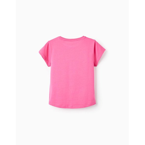 Σετ 2 μπλούζες κοντομάνικες κορίτσι "Turtles" μέντα-ροζ