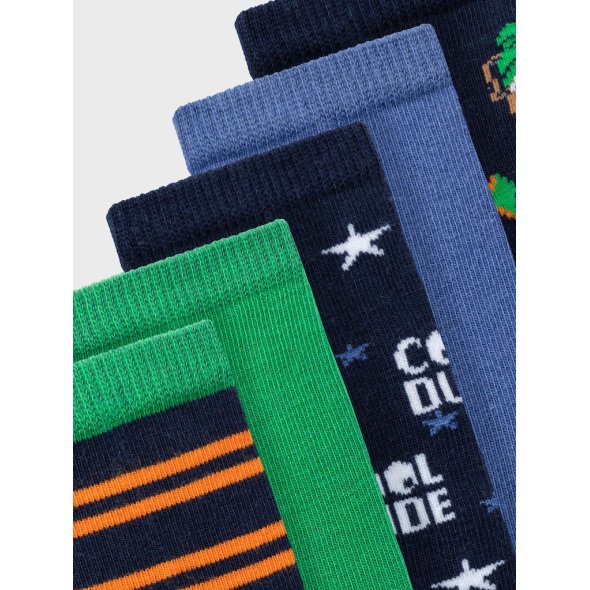 Σετ 5 ζευγάρια κάλτσες "Skate dog" μπλε