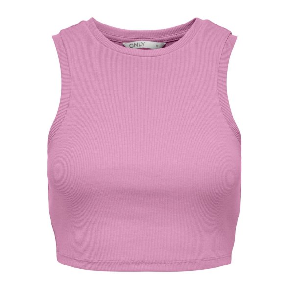 Μπλούζα crop top γυναικεία "Vilma" ροζ