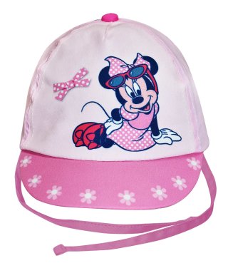 Βρεφικό Καπέλο Minnie "Flowers" με κορδόνι