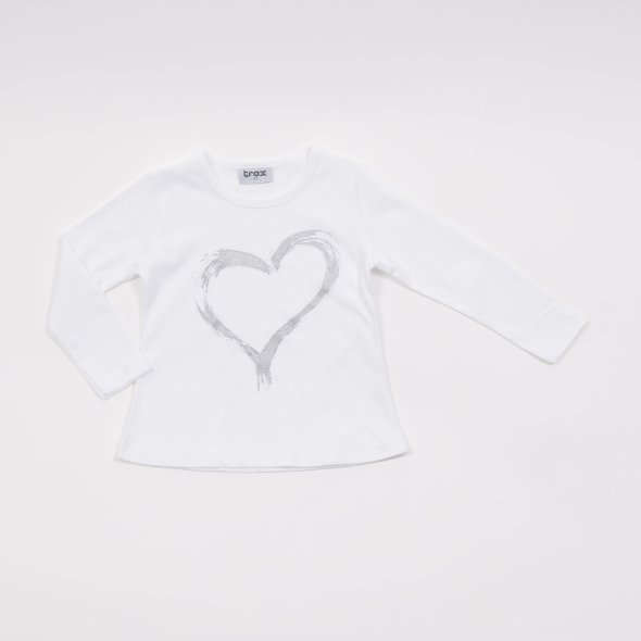 Μπλούζα "Heart" λευκή