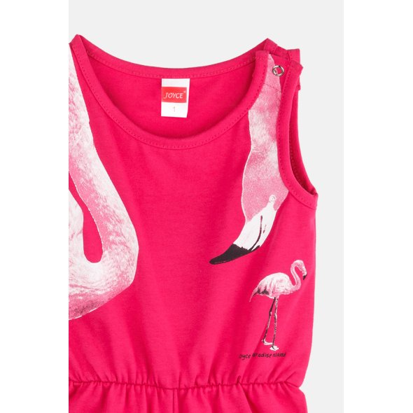 Ολόσωμο σορτς κορίτσι "Flamingo" φούξια 