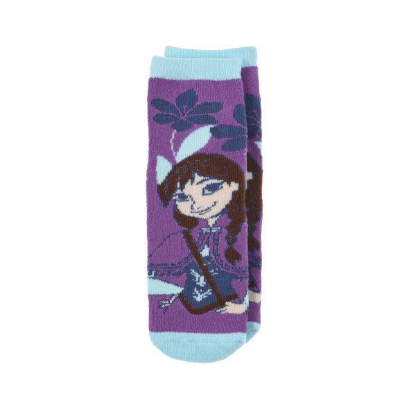 Αντιολισθητικές κάλτσες "Anna Frozen" μωβ