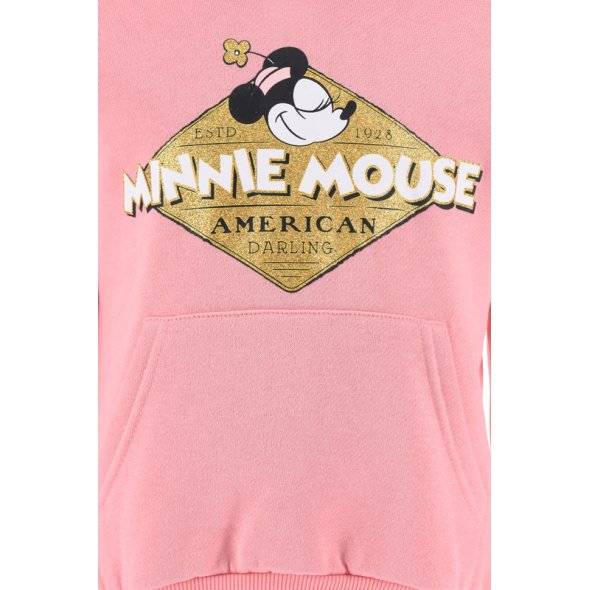 Μπλούζα φούτερ "Minnie mouse" ροζ