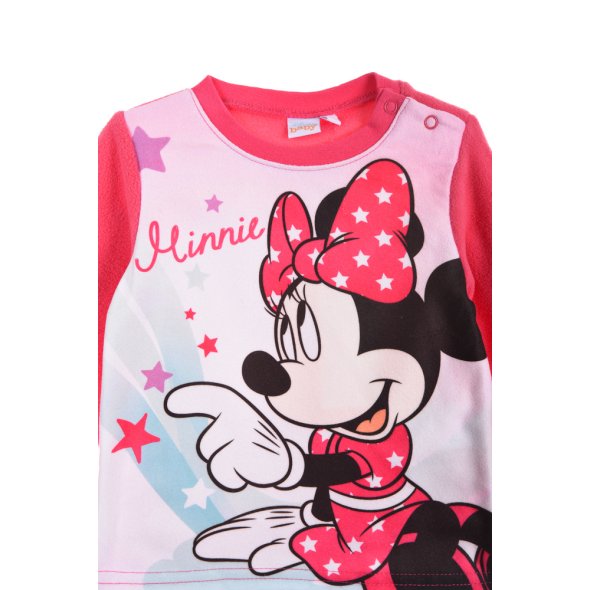 Πυτζάμα φλις Junior Minnie Mouse φούξια